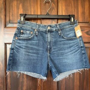 AG Dark Blue Jean Shorts NWT